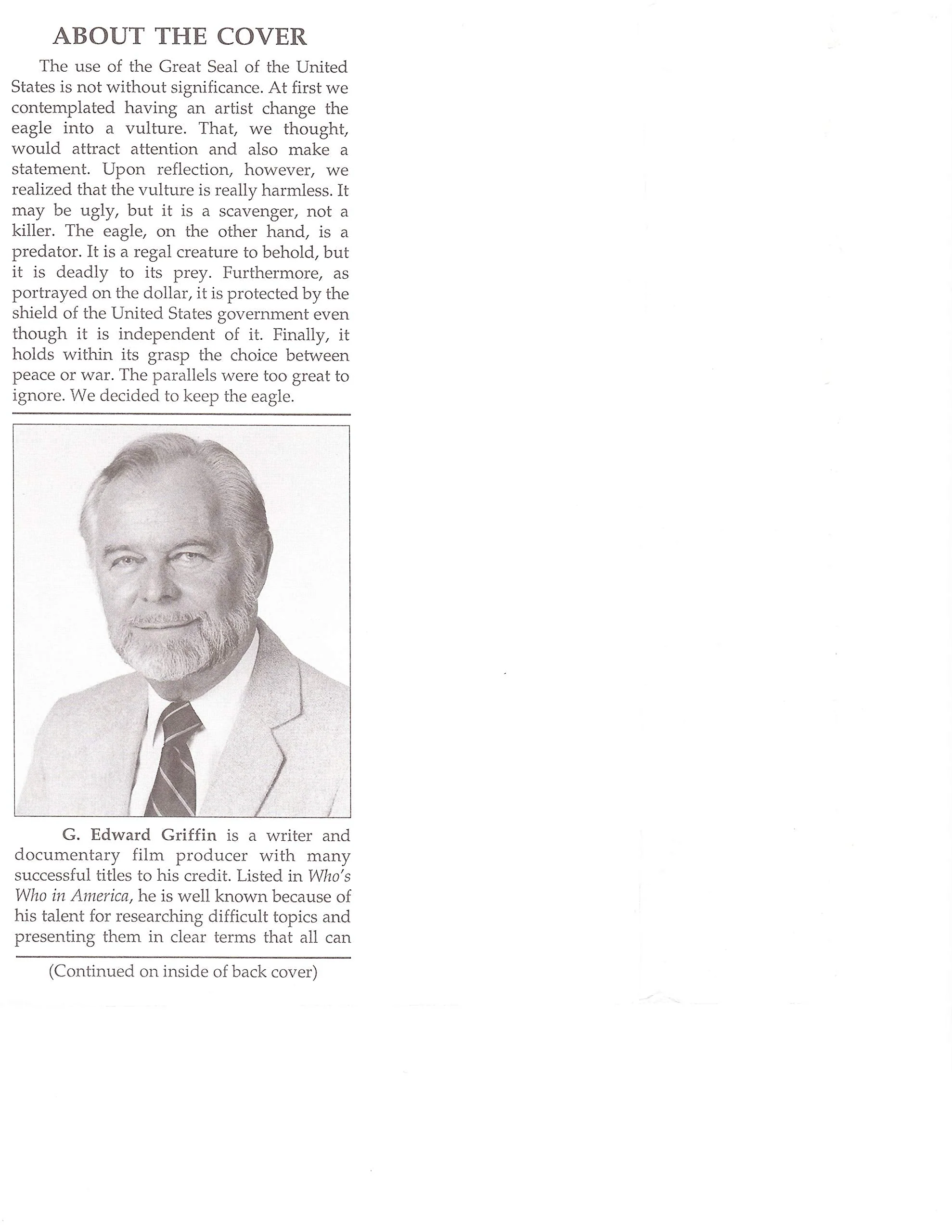 (Book) The Creature from Jekyll Island: A Second Look at the Federal Reserve (Paperback) - Image 3