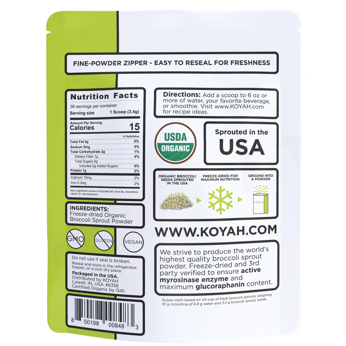 Organic Broccoli Sprouts Powder - Image 2